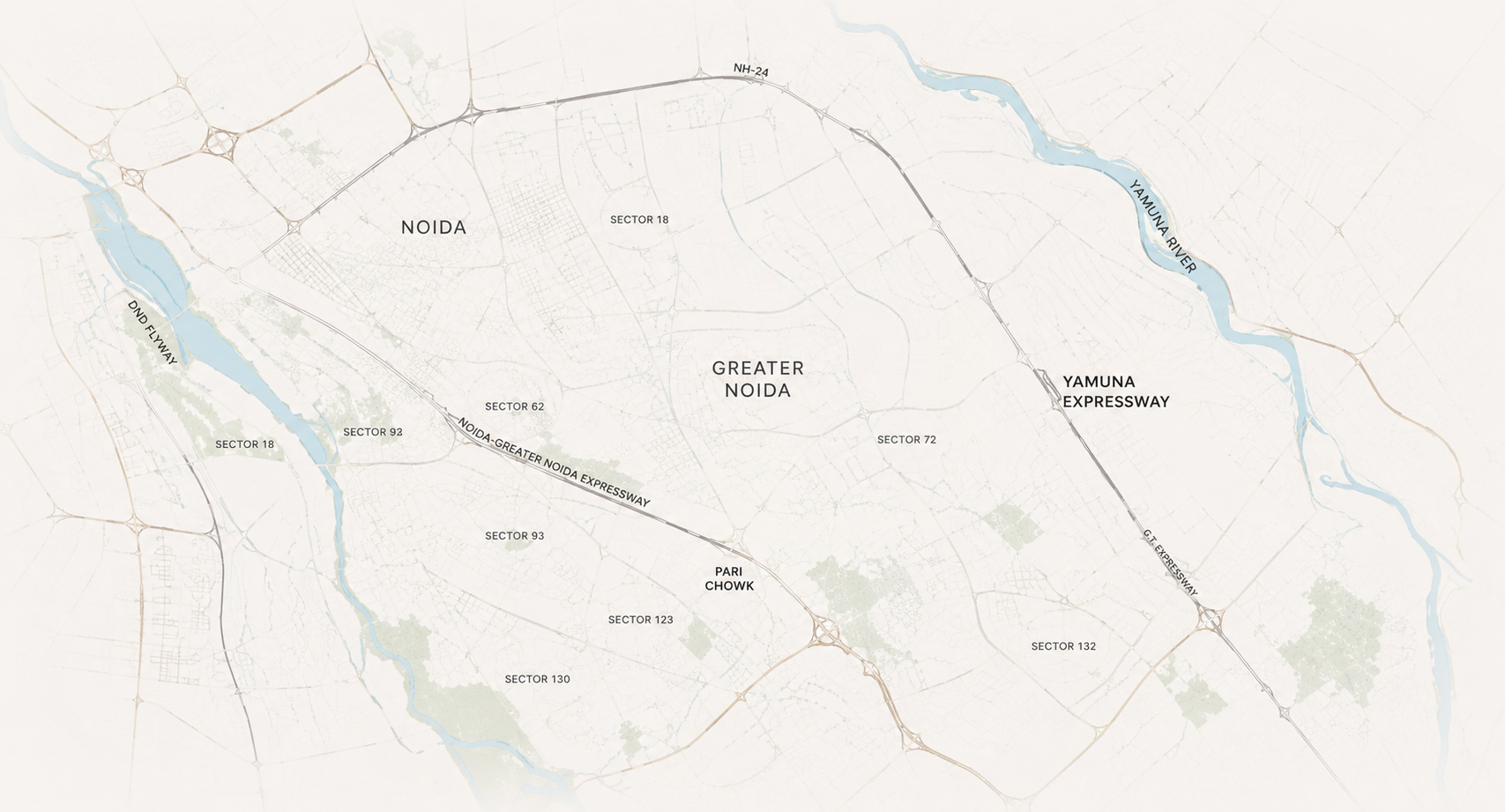 Project locations map